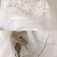 Bridalgown cleaning-before after